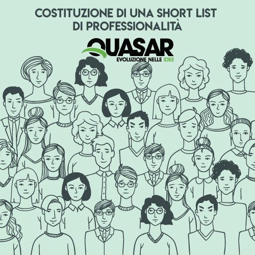 Avviso aperto per la costituzione di una short list di professionisti ed altri fornitori di servizi – nuova scadenza 20.09.25