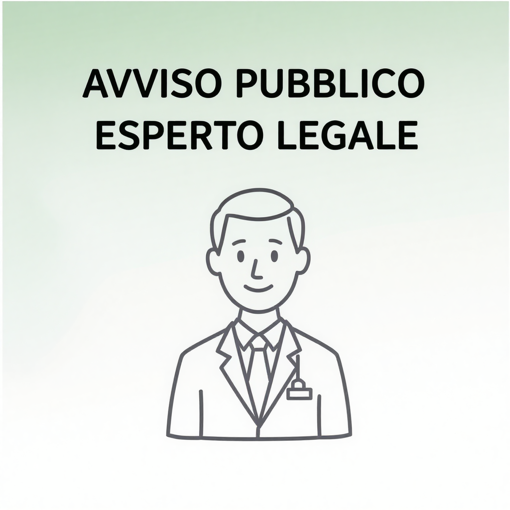 Avviso Pubblico per il Conferimento dell’Incarico di Esperto Legale – scadenza 26.11.2024